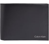 Calvin Klein Portefeuille Homme Smooth Trifold en Cuir, Noir (Black), Taille Unique