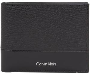 Calvin Klein Portefeuille Homme Subtle Mix Bifold en Cuir, Noir (Black Grain/Smooth), Taille Unique