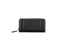 Calvin Klein - Portefeuille noir lgant avec plusieurs compartiments - Femme - Accessoires - Noir - Taille: ONE Size