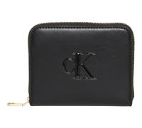 Calvin Klein Portefeuille Femme Bold CK Medium Zip Around LV04F1154G Noir Taille Unique