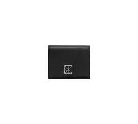 Calvin Klein - Portefeuille Tri-Fold avec Logo - Femme - Accessoires - Noir - Taille: ONE Size