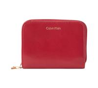 Calvin Klein - Portefeuille zippé Lv04F1075G - Femme - Accessoires - Rouge - Taille: ONE Size
