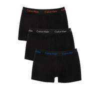 Calvin Klein Pour des hommes Paquet de 3 troncs de faible hauteur, Noir L