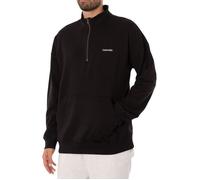 Calvin Klein Pour des hommes Sweat zippé au quart de salon, Noir XL