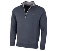 Calvin Klein Pull de Golf CK Golf 2023 1/2 Zip pour Homme - Gris Acier - M