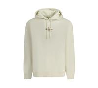 Calvin Klein - Pull élégant en coton - Homme - Sweatshirts et sweats à capuche - Blanc - Taille: 2XL