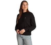 Calvin Klein Monogram Embro Crewnej20J224802 Pull-Over, Black (CK Black), XS Women's