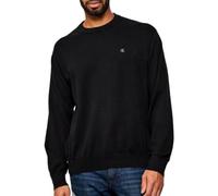 Calvin Klein Jeans Sweat crewnk UB1 monogramme coton col ras-du-cou Noir L