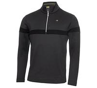 Calvin Klein Pull Homme Scale Performance 1/2 Zip - Gris Foncé Marl - S