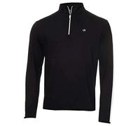 Calvin Klein Pull Newport à Manches Rayées Homme Noir/Blanc - S