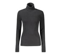Calvin Klein - Pull noir à manches longues avec logo - Femme - Pulls - Noir - Taille: 38 FR