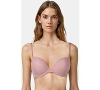 Calvin Klein Soutien-Gorge Push-Up Femme Plunge à Armatures, Rose (Subdued), 90B