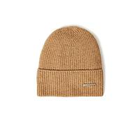 Calvin Klein Pyramid Plaque Beanie K50K509933 Bonnet en Tricot, Beige (Travertine), OS Homme