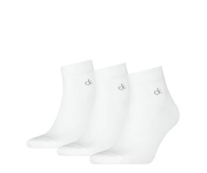 Calvin Klein Quarter, Blanc, 39-42 (Lot de 3) Hommes