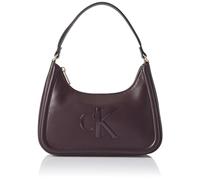 Calvin Klein Raised CK Small Shoulder Bag Lv04f3230g, Crossover Femme, Red (Fudge), Taille Unique