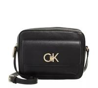 Calvin Klein RE-Lock Camera Bag W/Flap K60K610762, Sacs Crossover Femme, Noir (CK Black), OS
