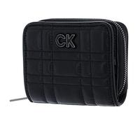 Calvin Klein Re-Lock Quilt Zip Around Wallet CK Black
