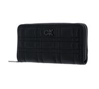 Calvin Klein Re-Lock Quilt Zip Around Wallet L CK Black [193454] - porte-monnaie porte monnaie