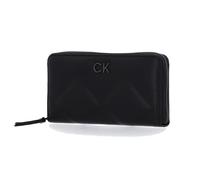 Calvin Klein Re-Lock Quilt Zip Around Wallet CK Black