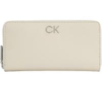 Calvin Klein RE-Lock Z/A Wallet LG PBl K60K610967, Portefeuilles Femme, Gris (Stoney Beige), OS