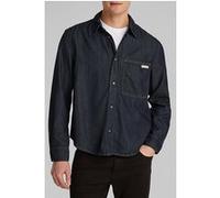 Calvin Klein Regular Denim Shirt Denim Dark Taille: M | Casual chemises Outlet | Homme | Bleu