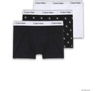 Calvin Klein Relaxed Fit Trunk 3-pack Black/diamond Black/classic White Taille: L | Sous-vêtements Outlet | Homme | Blanche