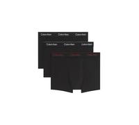 Calvin Klein Relaxed Fit Trunk 3Pk Color Black W Chalk Logo Black W, Size S 0FL - Black W Chalk Logo Black W Small, 0fl - Black W Chalk Logo Black W, L