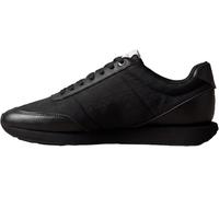 Calvin Klein Retro Runner T LTH AOP NY HM0HM02213 Low Top, Noir (Black/Bright White), 6.5