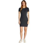 Calvin Klein Robe Moulante Femme Washed Woven Label Rib Courte