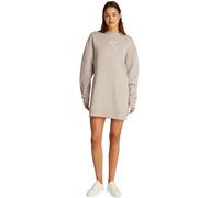 Calvin Klein Robe Sweat Femme Embroidered Monologo Crew sans Capuche, Gris (Atmosphere), S