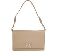 Calvin Klein Sac à Bandoulière Elongated Shoulder Bag avec Fermoir Pivotant, Gris (Crockery), Taille Unique
