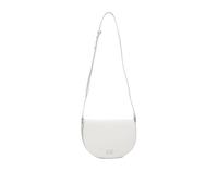 Calvin Klein Sac à Bandoulière Femme Daily Saddle Bag Pebble Petit, Blanc (Bright White), Taille Unique