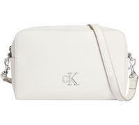 Calvin Klein Sac à Bandoulière Femme Minimal Monogram Camera Bag avec Logo, Multicolore (Silver Birch), Taille Unique