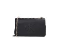 Calvin Klein Jeans Sculpted Ew Flap Shoulder Bag Noir