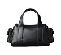 Calvin Klein - Sac à main bandoulière convertible en jacquard - Femme - Sacs - Noir - Taille: ONE Size