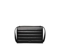 Calvin Klein - Sac bandoulière matelassé avec logo - Femme - Sacs - Noir - Taille: ONE Size