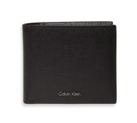 Calvin Klein Saffiano Porte-monnaie Protection RFID Cuir 12 cm noir
