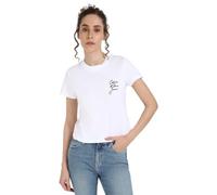 Calvin Klein Script Institutionaj20j224984 T-Shirt S/S Femme (Lot de 1)