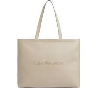 Calvin Klein Sculpted Slim Tote34 Mono K60K612222, Fourre-Tout Femme, Grey (Crockery), OS