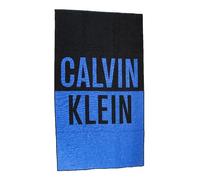 Calvin Klein Serviette de Plage CK Piscine Spa Coton éponge cm.180 x 100 (Environ) avec Logo Article ZM0ZM02795 Serviette, C4X Dynamic Blue, Unica - One Size