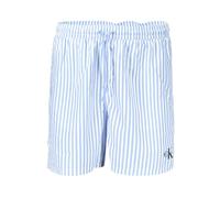 Calvin Klein - Short de bain boxer rayé - Homme - Maillots de bain - Bleu - Taille: S