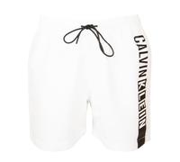 Calvin Klein Short de Bain Homme Medium Drawstring Mi-Long, Blanc (Pvh Classic White), L