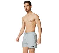Calvin Klein Short de Bain Homme Medium Drawstring Séchage Rapide, Gris (Quarry), M