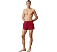 Calvin Klein Short de Bain Homme Runner Séchage Rapide, Rouge (Quaint Berry), L