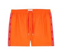 Calvin Klein - Short de Bain Moyen à Cordon de Serrage - Homme - Maillots de bain - Orange - Taille: L