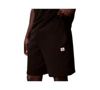 Calvin Klein - Short de jogging en molleton de coton avec badge - Homme - Sport - Noir - Taille: M