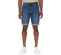 Calvin Klein Short en Jean Homme Slim avec Stretch, Bleu (Denim Dark), 31W