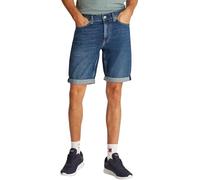 Calvin Klein Short en Jean Homme Slim avec Stretch, Bleu (Denim Dark), 31W