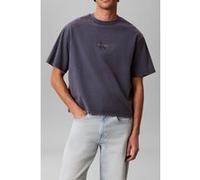 Calvin Klein Short Sleeve 90s Fit Monologo Tee Dark Denim Taille: M | T-Shirts Outlet | Homme | Bleu