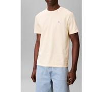Calvin Klein Short Sleeve Badge 30s Jersey Anise Flower Taille: M | T-Shirts Outlet | Homme